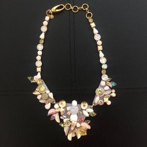 Rare J. Crew Brulee Tectonic Plate Necklace